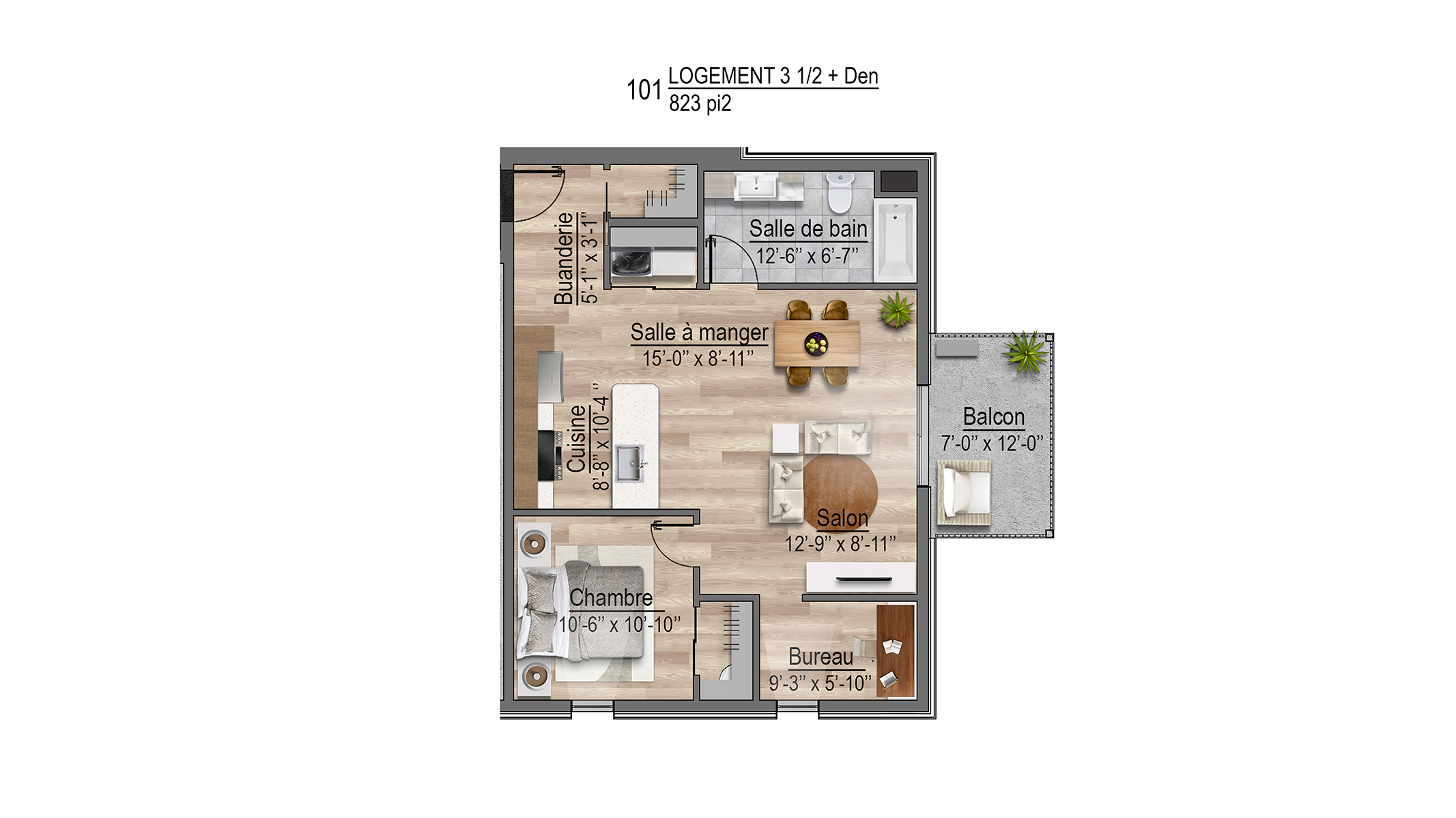 Plans appartements 101