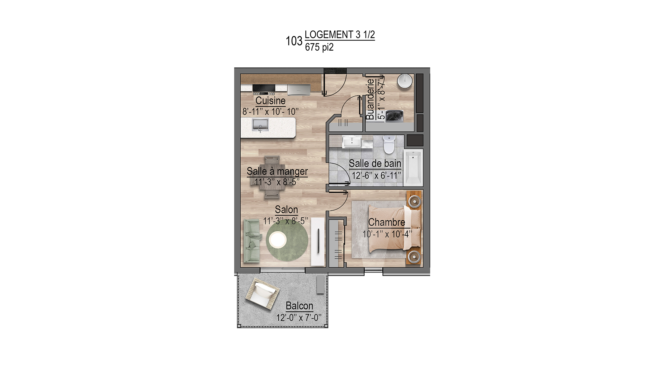 Plans appartements 103