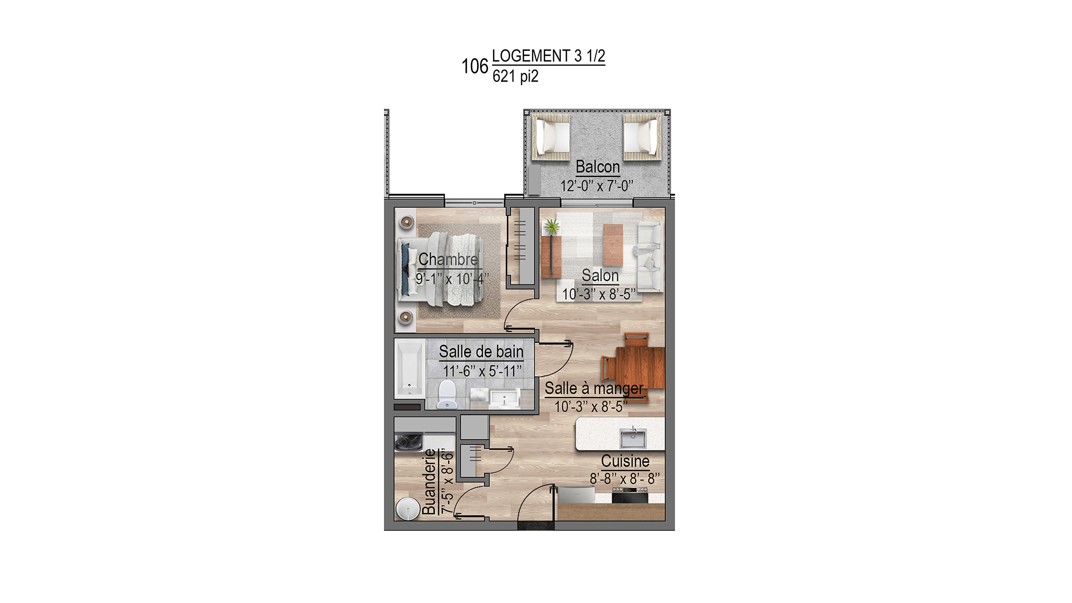Plans appartements 106