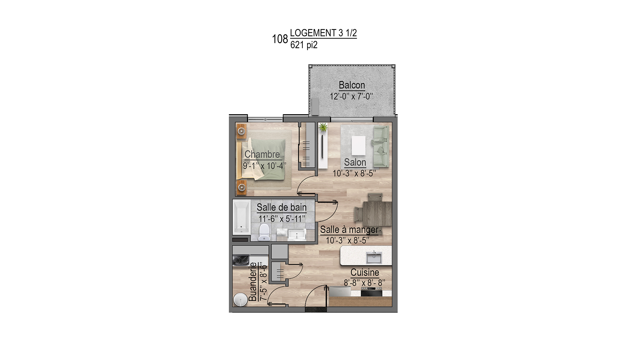 Plans appartements 108