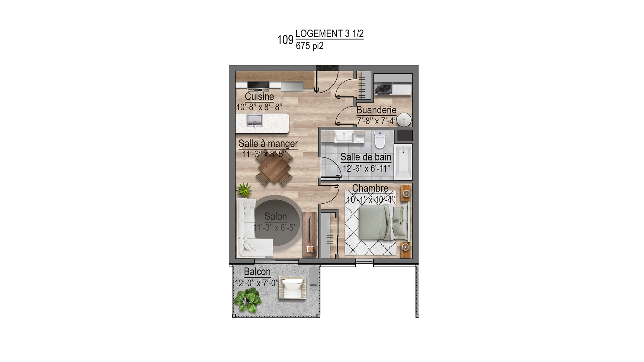 Plans appartements 109