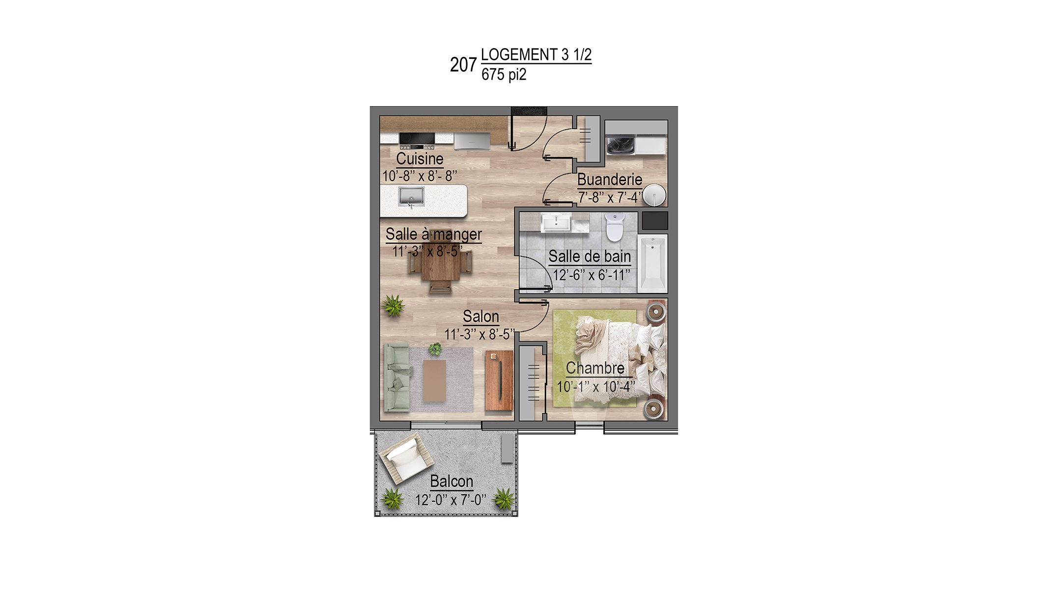 Plans appartements 207