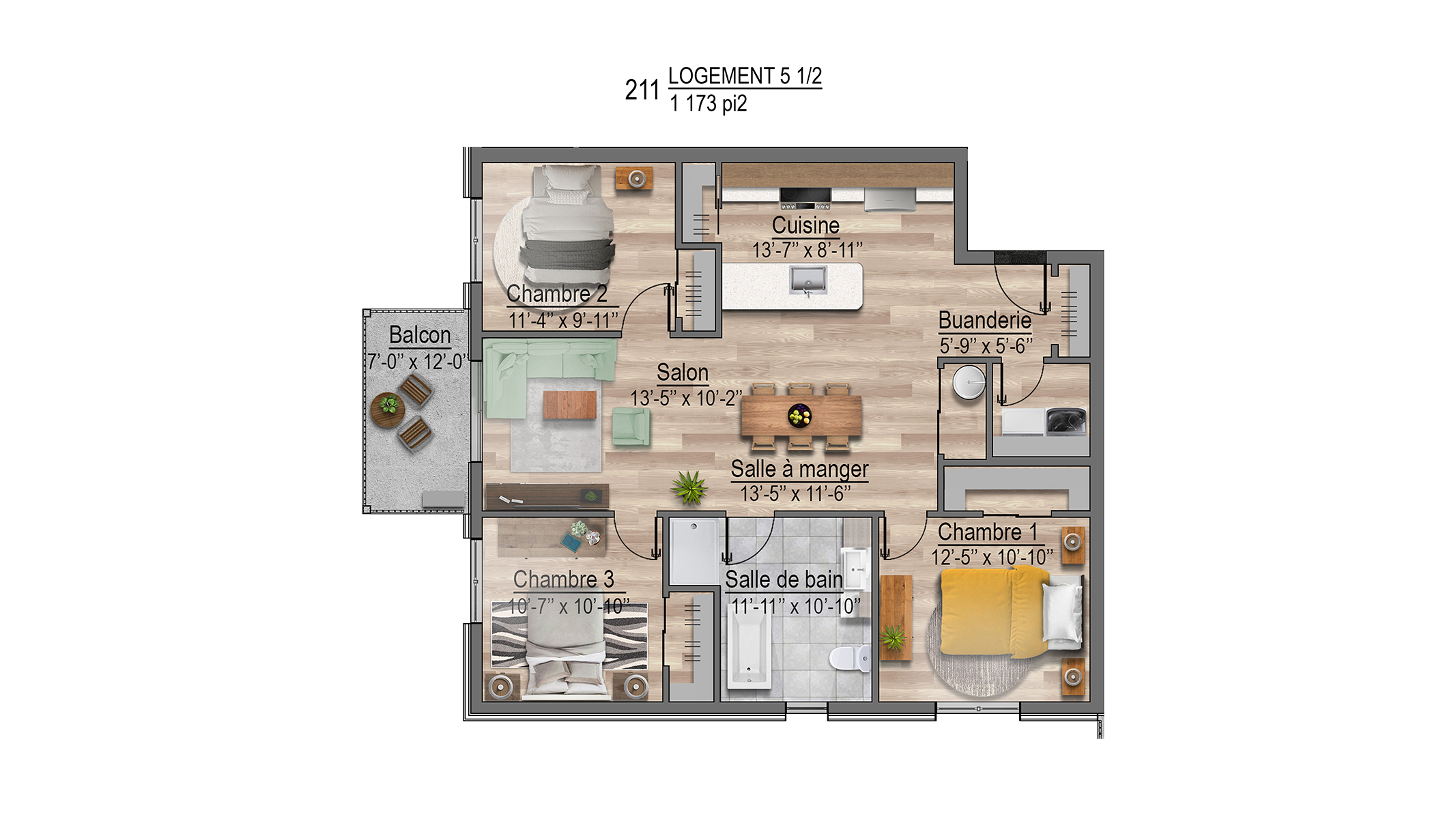 Plans appartements 211