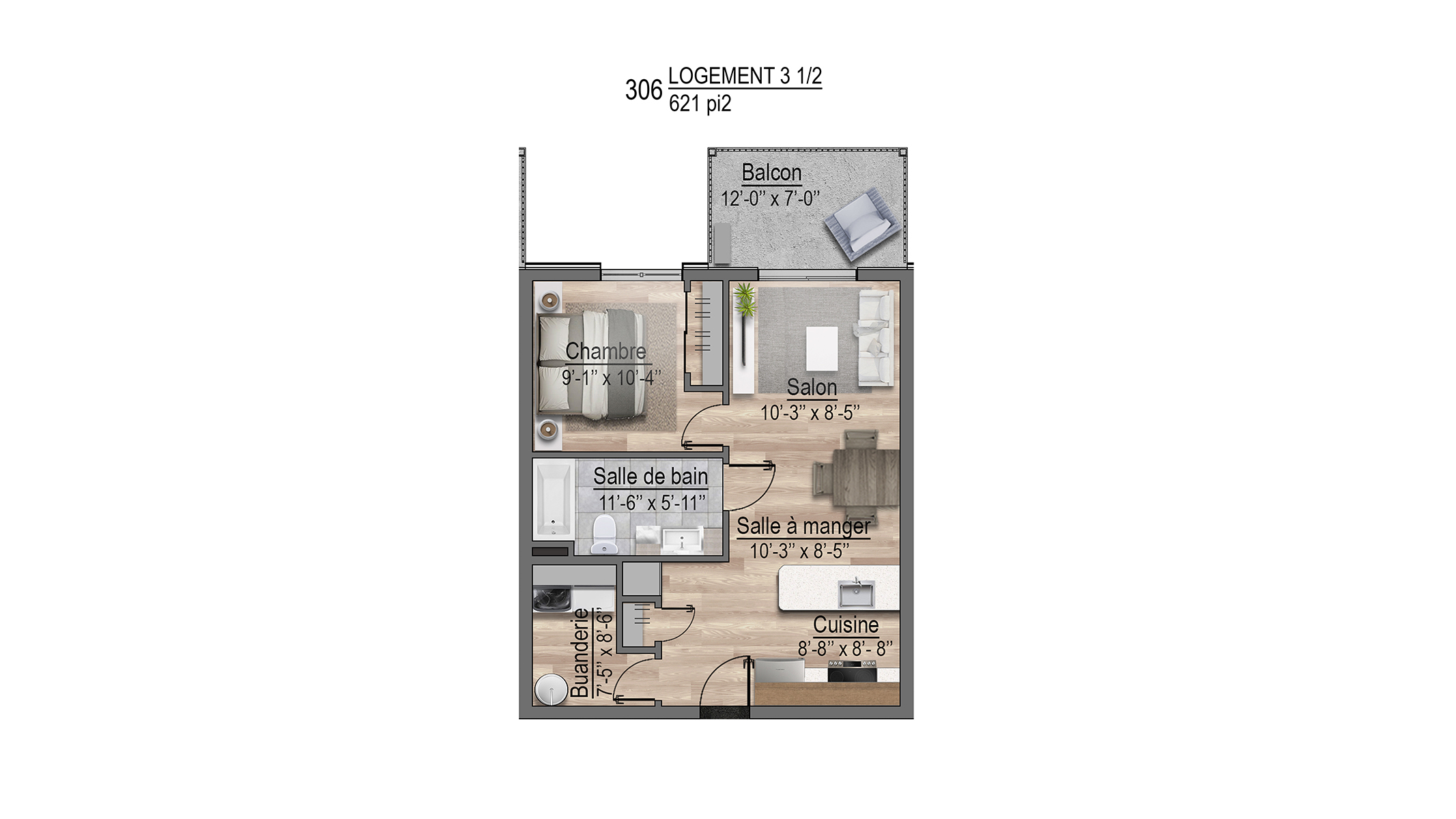 Plans appartements 306