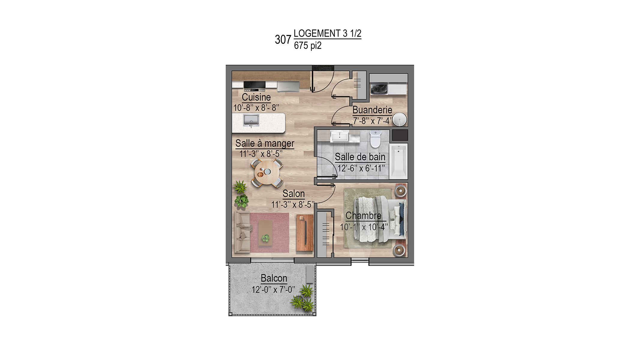 Plans appartements 307