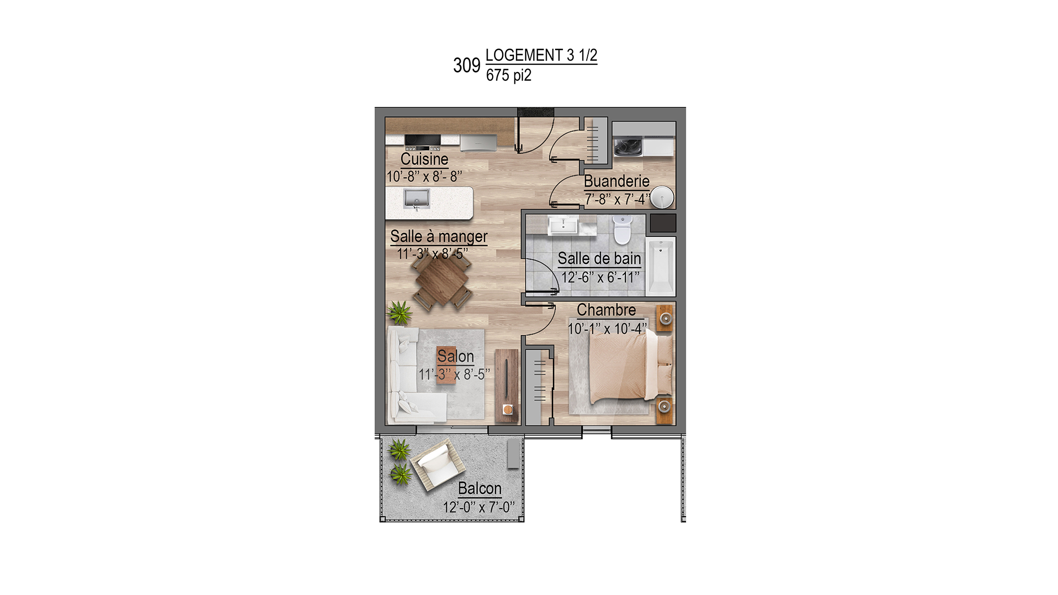 Plans appartements 309