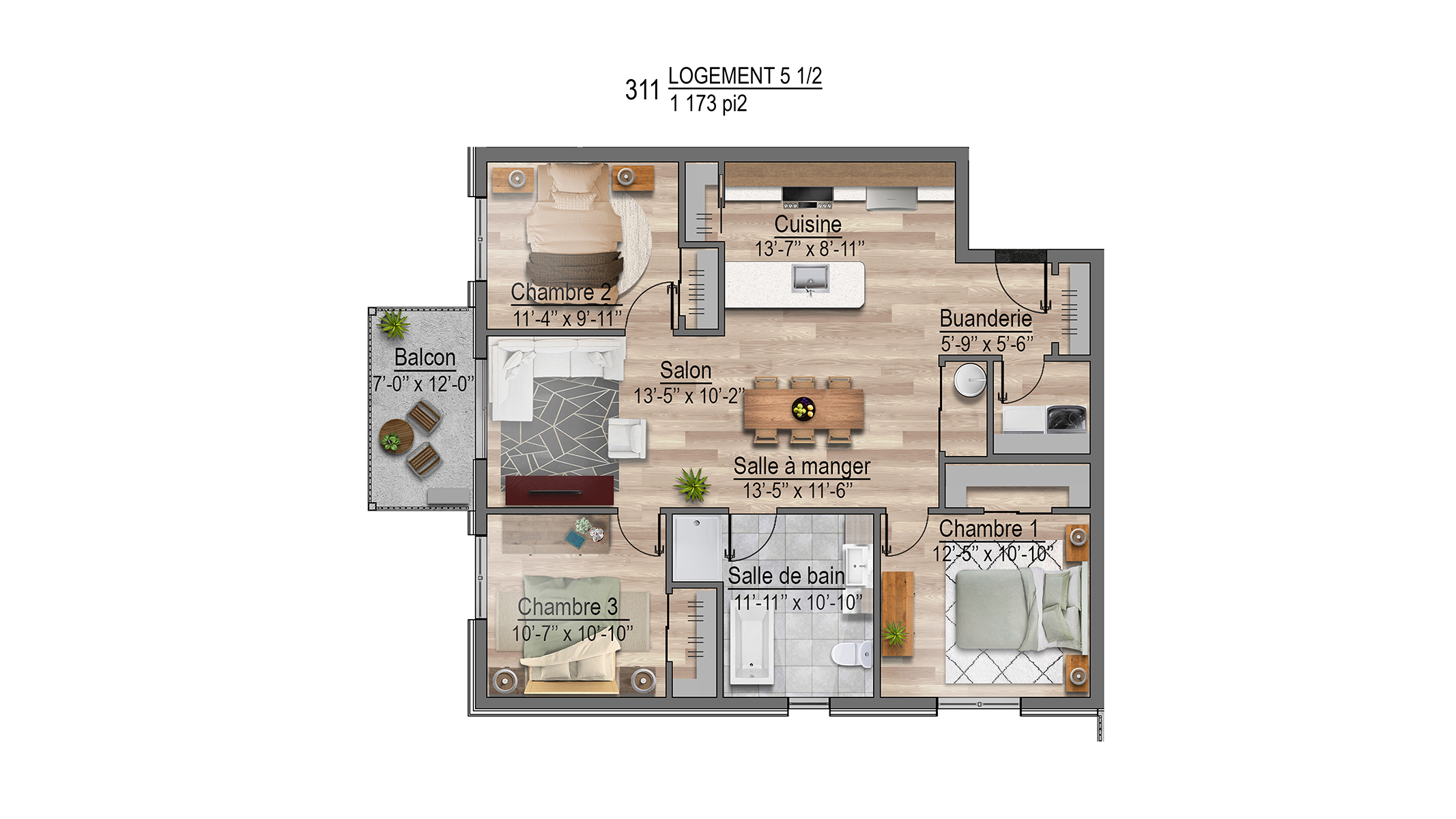 Plans appartements 311